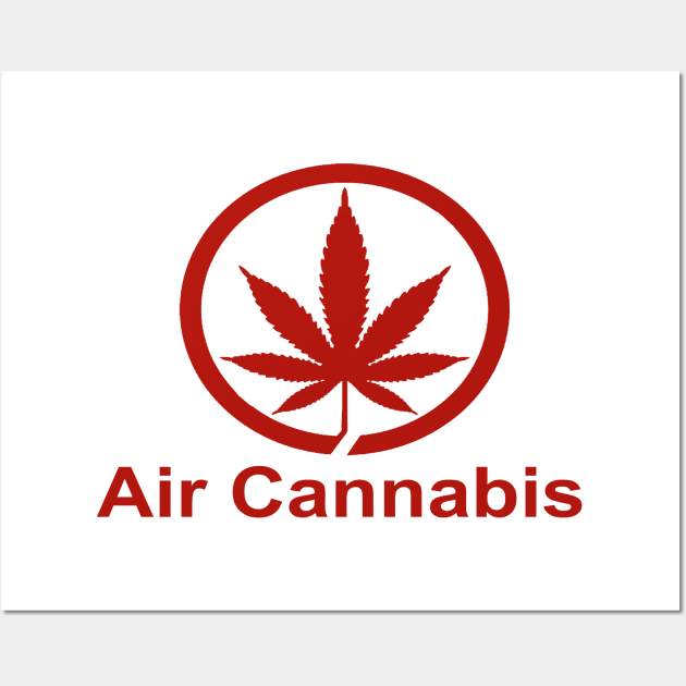 Air Cannabis Wall Art by Shark Shirts